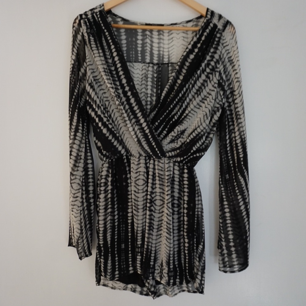 long sleeved romper